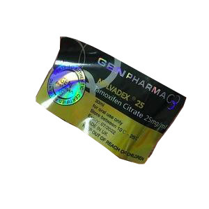 ملصقات قارورة مقاومة للماء للطباعة بالليزر جين فارما من أجل قارورة 10 مل