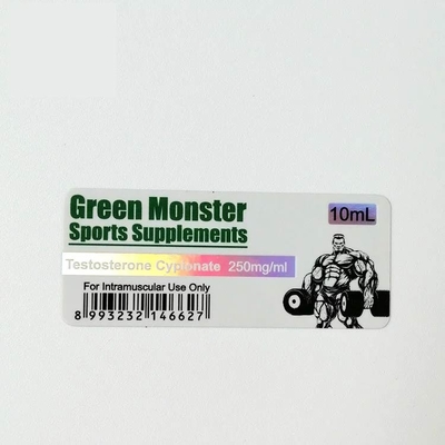 اختبار ملصقات قنينة الزجاج اللامع سيبيونات 250 مجم 10 مل لقنينة الحقن