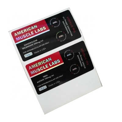 ماء لامعة الهولوغرام 10 مل تسميات زجاجة فيال