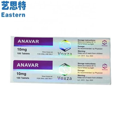 زجاجة حبوب منع الحمل ملصقات قنينة زجاجية لاصقة مقاومة للماء