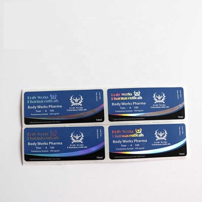 10 مل CMYK عن طريق الفم قنينة حبوب منع الحمل تسميات زجاجية