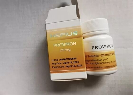 انخفاض عدد خلايا الدم الحمراء Mesterolone Proviron 25mg أقراص فيال ملصقات وصناديق كمال الأجسام